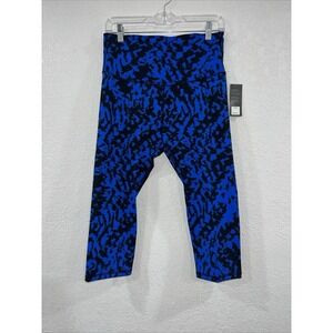 NWT! Old Navy Active Women's Go Dry Cool Black/Blue, Sz Large